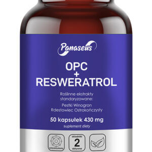 PANASEUS OPC + Resweratrol (50 kaps.) | Naturalne