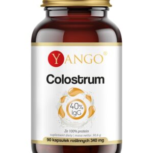 YANGO Colostrum - 40% IgG (90 kaps.) | Naturalne