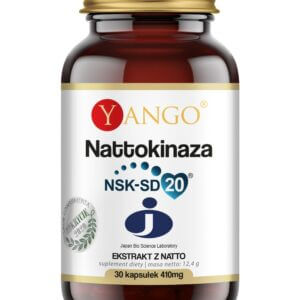 YANGO Nattokinaza enzym NSK - SD20 - 30 kapsułek