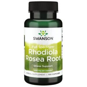 SWANSON Full Spectrum Rhodiola Rosea Root 400 mg (100 kaps.)