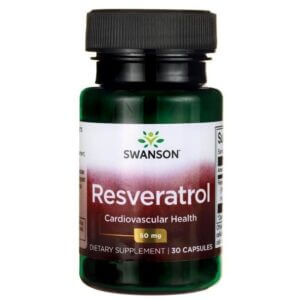 SWANSON Resveratrol - Resweratrol 50 mg (30 kaps.) KRÓTKI TERMIN