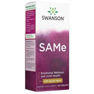 SWANSON SAMe 200 mg (60 tabl.) | Łatwe Dawkowanie