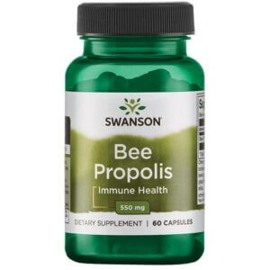 SWANSON Bee Propolis 550 mg (60 kaps.) | Naturalne