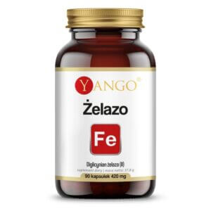 YANGO Żelazo - Diglicynian Żelaza 100 mg (90 kaps.)