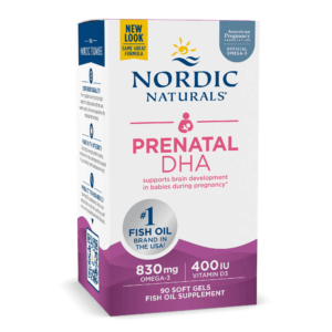 NORDIC NATURALS Prenatal DHA Omega 3 i Witamina D3 - unflavored formula (90 kaps.)