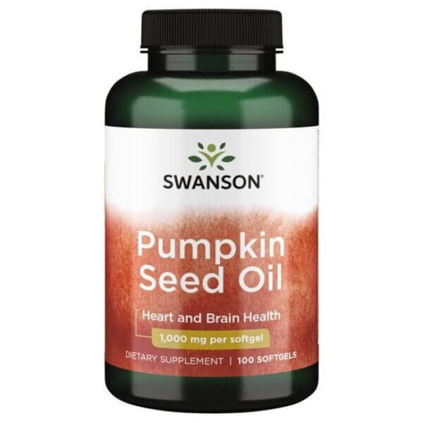 SWANSON Pumpkin Seed Oil 1000 mg (100 kaps.) FilarZdrowia