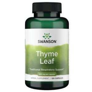 SWANSON Thyme Leaf (120 kaps.) | Naturalne Wsparcie