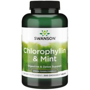 SWANSON Chlorophyllin & Mint (500 tabl.) | Łatwe