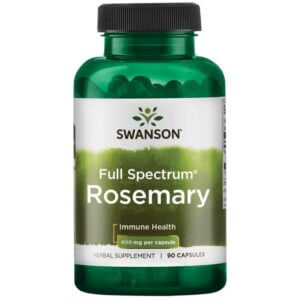 SWANSON Full Spectrum Rosemary 400 mg (90 kaps.)