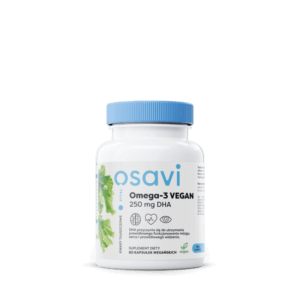 OSAVI Omega-3 VEGAN 250 mg DHA (60 kaps.) | Serce