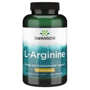 SWANSON L-Arginine 500 mg (200 kaps.) | Naturalne