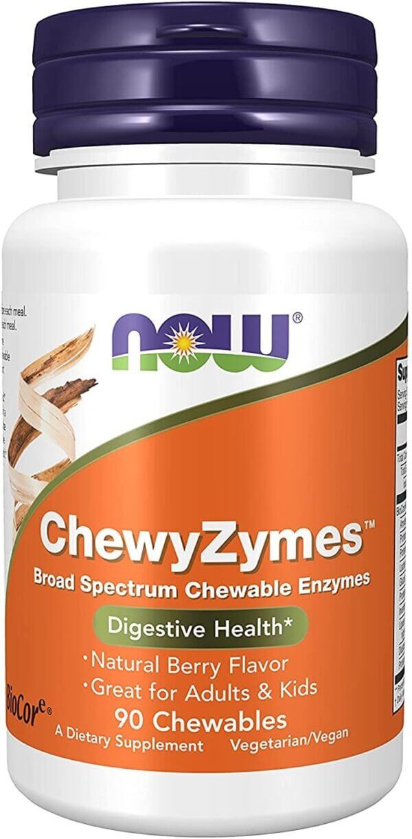 NOW FOODS ChewyZymes - Enzymy trawienne (90 tabl.) FilarZdrowia