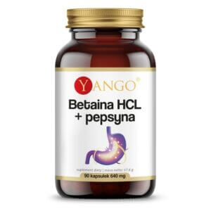 YANGO Betaina HCL  + Pepsyna (90 kaps.) | Naturalne