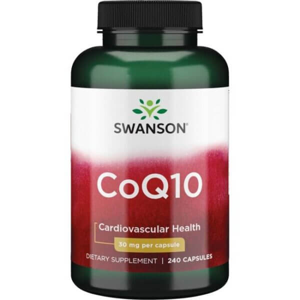 SWANSON CoQ10 30 mg (240 kaps.) | Naturalne Wsparcie FilarZdrowia