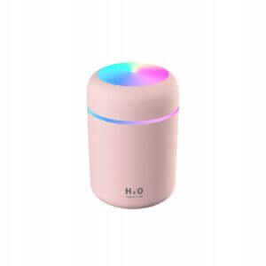 H2O Nawilżacz powietrza - dyfuzor do olejków - USB różowy (2 W)