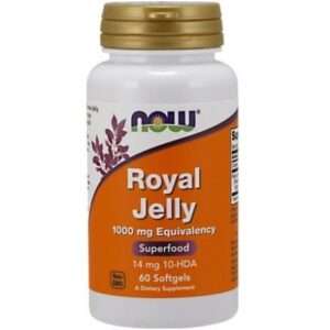 NOW FOODS Royal Jelly 1000 mg (60 kaps.) | Naturalne