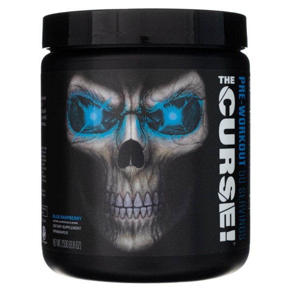 JNX Sports The Curse! Pre-workout błękitna malina - 250 g FilarZdrowia