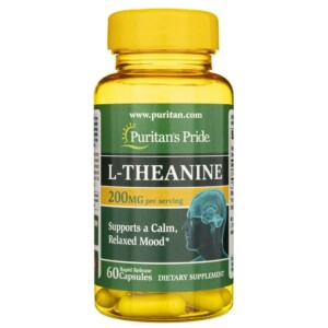 Puritan's Pride L-Teanina 200 mg - 60 kapsułek