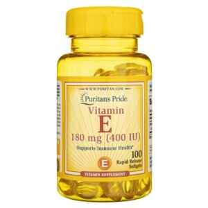 Puritan's Pride Witamina E-180 mg (400 IU) - 100 kapsułek