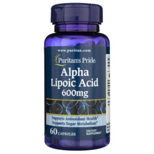 Puritan's Pride Kwas Alfa Liponowy 600 mg - 60 kapsułek