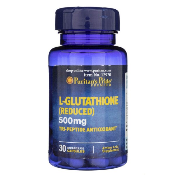 Puritan's Pride L-Glutathione 500 mg - 30 kapsułek FilarZdrowia