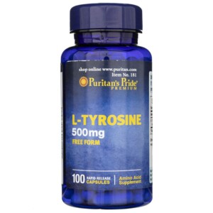 Puritan's Pride L-Tyrozyna 500 mg - 100 kapsułek