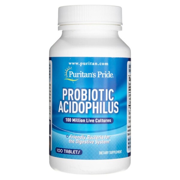 Puritan's Pride Probiotyk Acidophilus - 100 tabletek FilarZdrowia