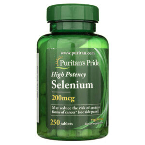 Puritan's Pride Selen 200 mcg - 250 tabletek