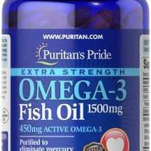 Puritan's Pride Olej Omega-3 1500 mg - 60 kapsułek
