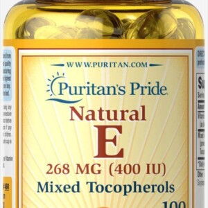 Puritan's Pride Witamina E-400 IU mieszanka tokoferoli - 100 kapsułek