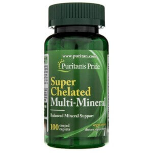 Puritan's Pride Super Multi Minerały Chelatowane - 100 tabletek