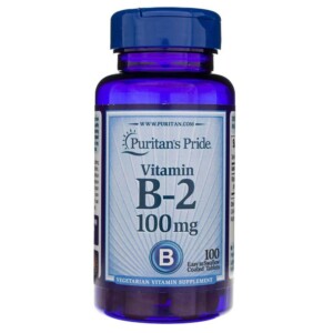 Puritan's Pride Witamina B2 (Ryboflawina) 100 mg - 100 tabletek