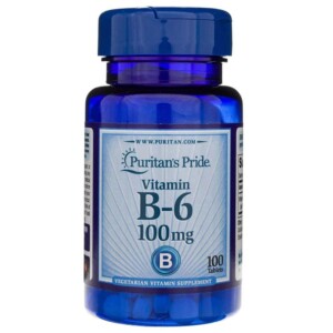 Puritan's Pride Witamina B6 100 mg - 100 tabletek