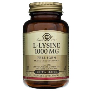 Solgar L-Lizyna 1000 mg - 50 tabletek | Wsparcie