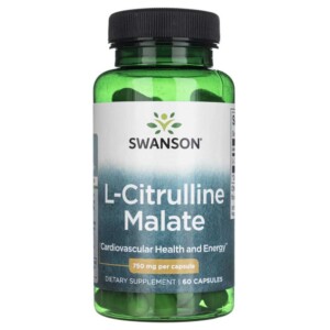 Swanson L-Cytrulina (L-Citrulline Malate Complex) 750 mg - 60 kapsułek