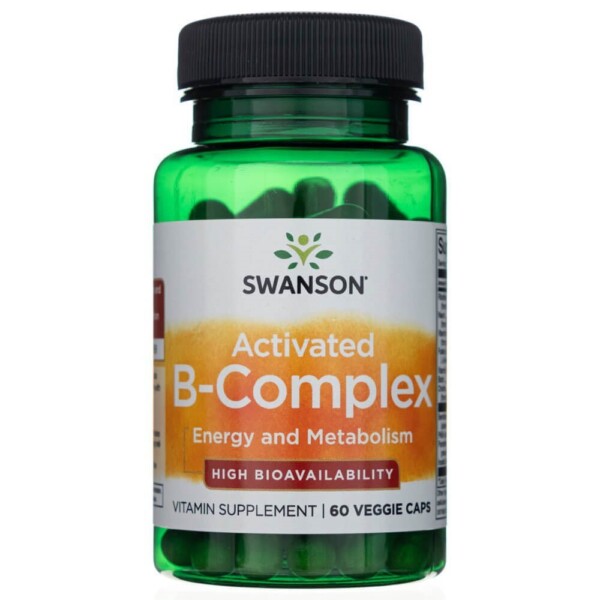 Swanson Activated B-Complex - 60 kapsułek FilarZdrowia