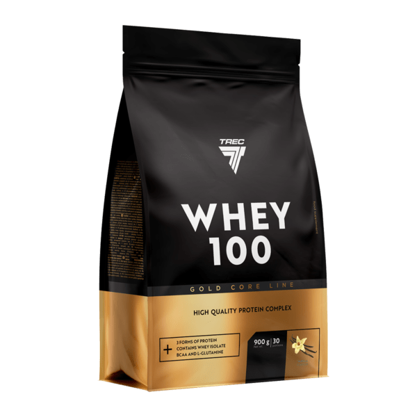 Trec Gold Core Line Whey 100, waniliowy - 900 g FilarZdrowia