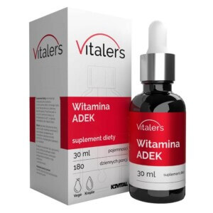 Vitaler's Witamina ADEK krople - 30 ml | Wzrok Skóra