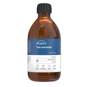 Vitaler's Tran norweski Omega-3 1200 mg bezzapachowy - 250 ml