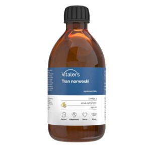 Vitaler's Tran norweski o smaku cytrynowy | Serce