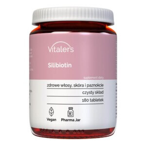 Vitaler's Silibiotin (Skóra, włosy, paznokcie) - 180 tabletek