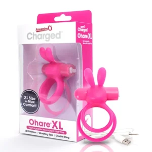 Wibrujący Pierścień na Penisa - The Screaming O Charged Ohare XL Pink