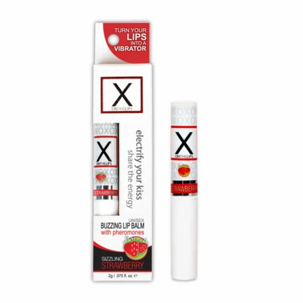 Balsam do ust - Sensuva X On The Lips Strawberry FilarZdrowia