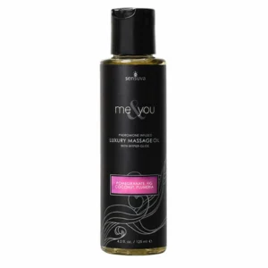 Olejek do Masażu - Sensuva Me & You Pomegranate, Fig, Coconut & Plumeria Massage Oil 125 ml