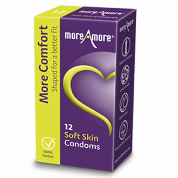 Prezerwatywy - MoreAmore Soft Skin 12 szt FilarZdrowia