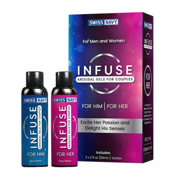 Żel stymulujący - Swiss Navy Infuse 2-in-1 Arousal Gel for Him & Her 2 x 59 ml FilarZdrowia