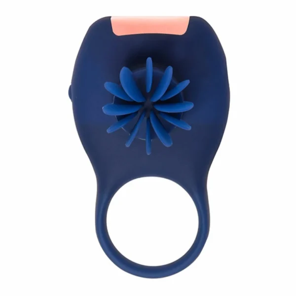 Pierścień erekcyjny - Tokyo Design Glamfit Rotating Pleasure Ring Blue FilarZdrowia
