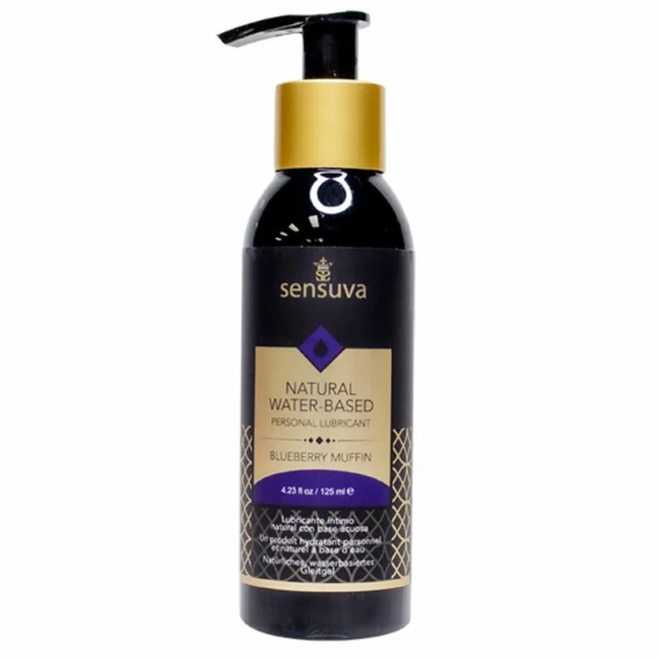 Lubrykant na Bazie Wody - Sensuva Natural Blueberry Muffin 125 ml FilarZdrowia