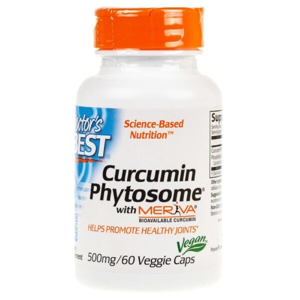 Doctor's Best Curcumin Phytosome Meriva 500 mg - 60 kapsułek FilarZdrowia