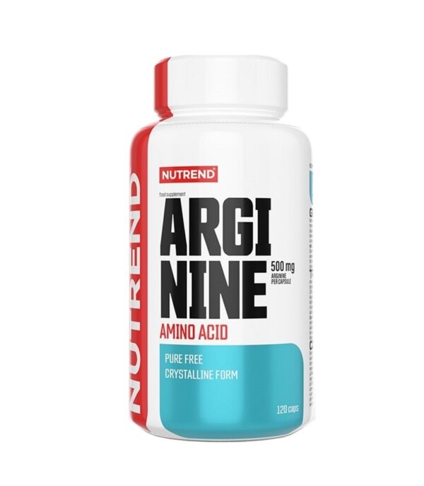 Nutrend L-Arginina 500 mg - 120 kapsułek | Wsparcie FilarZdrowia